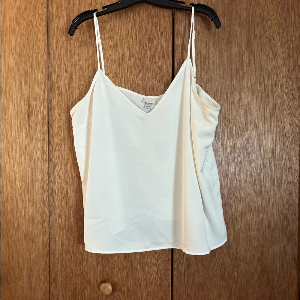 A New Day Cream Silky Camisole Top